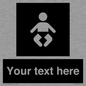 Custom information: black panel baby change